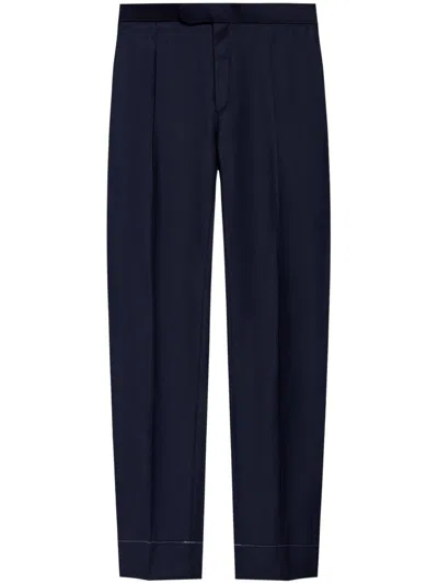 Brioni Melbourne Trousers In Blue