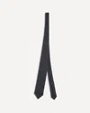 Brioni Glen-plaid Silk-cashmere Tie In Gray
