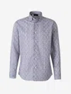 Brioni Printed Shirt In Long Sleeves