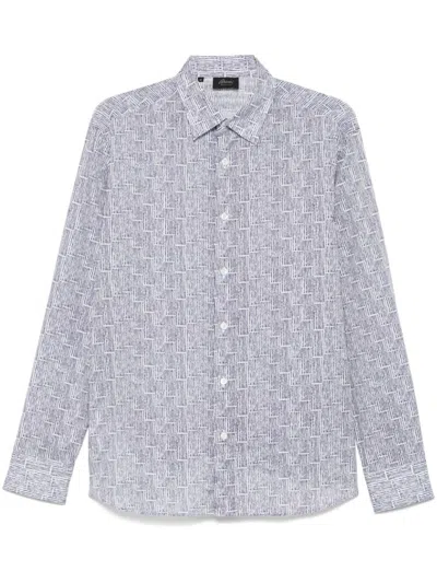 BRIONI PRINTED SHIRT