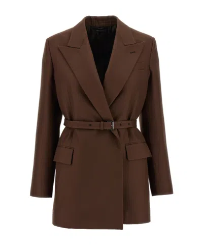 BRIONI BRIONI PRISCA DOUBLE-BREASTED BLAZER