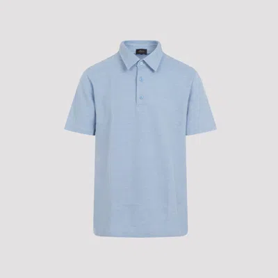 Brioni Reseda Lead Green Cotton Polo