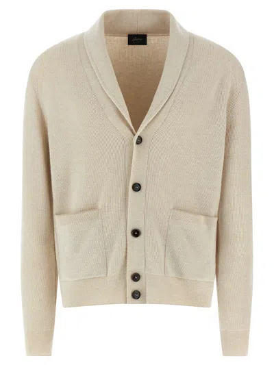 BRIONI BRIONI RIBBED CARDIGAN