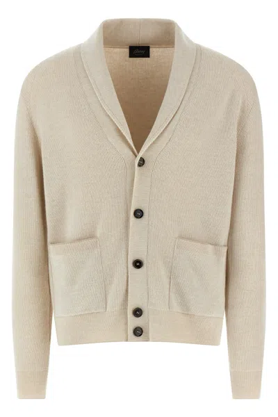 BRIONI RIBBED CARDIGAN