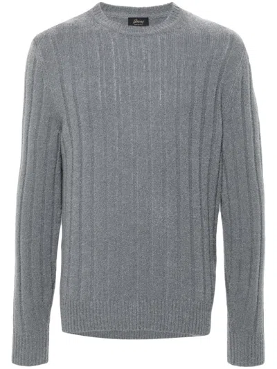 BRIONI RIBBED-KNIT SWEATER