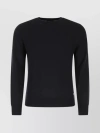 Brioni Crewneck Wool Sweater In Black