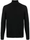 Brioni Roll-neck Cashmere Jumper In Black