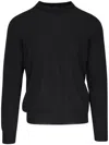 Brioni Round-neck Knit Jumper In Black