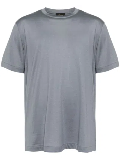 Brioni Round-neck T-shirt In Blue