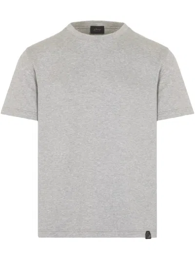 Brioni Sea Island T-shirt In Grey