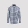 Brioni Checked Long-sleeved Shirt