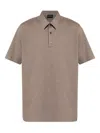 Brioni Short-sleeve Polo Shirt In Green