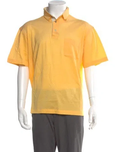 Pre-owned Brioni Short Sleeve Shirt In Yellow