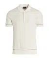 Brioni Polo Shirt Cotton Short Sleeves In White