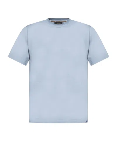 Brioni Short-sleeved T-shirt In Blue