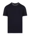 Brioni Short-sleeved T-shirt In Black