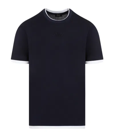 Brioni Short-sleeved T-shirt In Black
