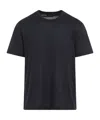 Brioni Silk-blend Crewneck T-shirt In Black