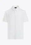 Brioni Short-sleeved Wool Polo T-shirt