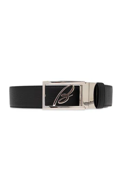 BRIONI SIGNATURE BUCKLE DRESS BELT
