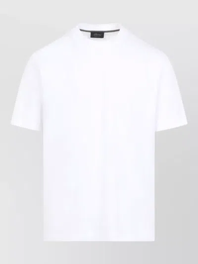 Brioni Signature Crew Neck Cotton Jersey T Shirt In Multi