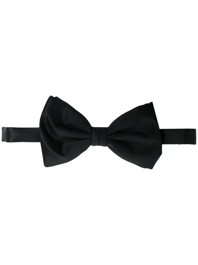 Brioni Silk Bow Tie In Black