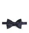 Brioni Silk Bow Tie In Blue