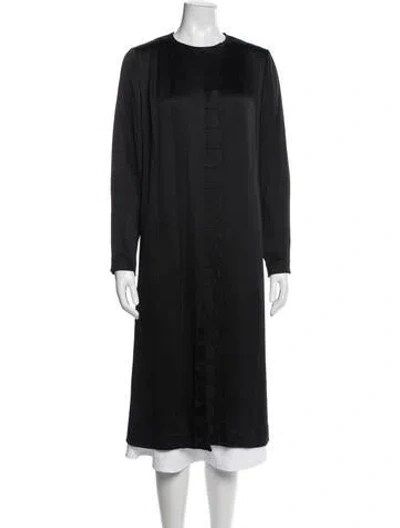 Pre-owned Brioni Silk Coat In Black