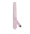 Brioni Silk Patterned Tie In Pink