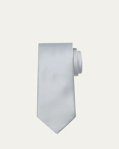 BRIONI SILK SATIN TIE
