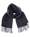 Brioni Silk Scarf In Blue