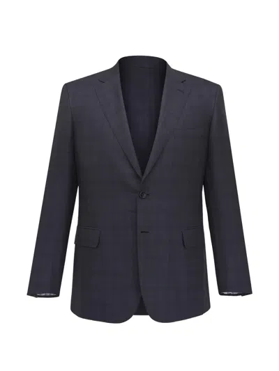 Brioni Silk Suit In Blue