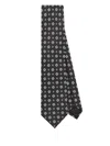 Brioni Silk Tie In Black