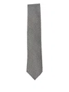 Brioni Silk Tie In Black