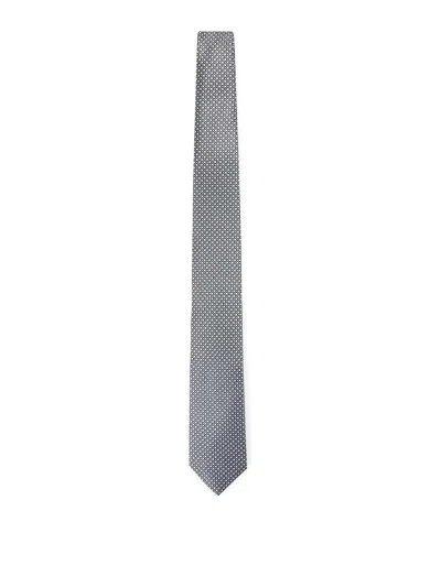 Brioni Silk Tie In Blue