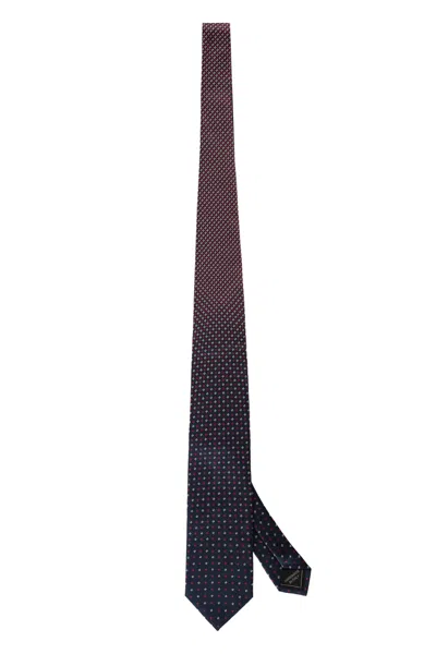 Brioni Silk Tie In Blue