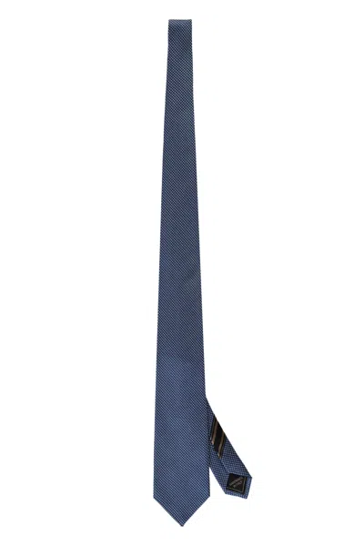 Brioni Silk Tie In Blue