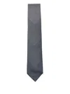 Brioni Silk Tie In Gray