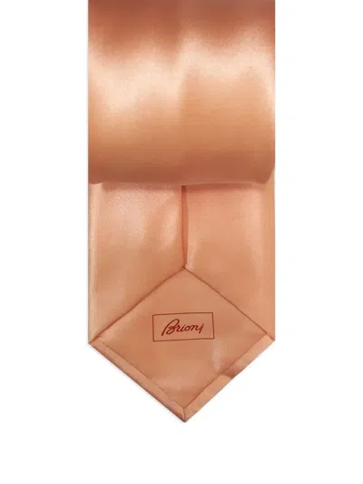 Brioni Silk Tie In Neutral