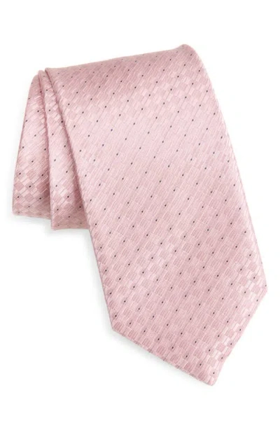 Brioni Silk Tie In Pink