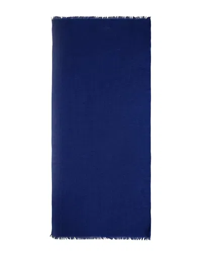 Brioni Silk-blend Scarf In Blue