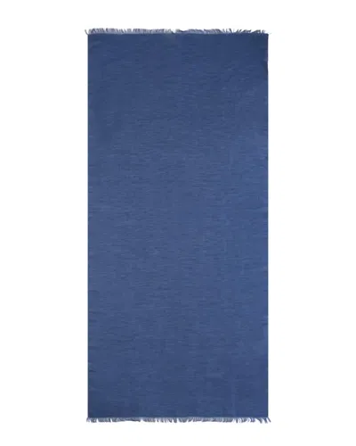 Brioni Silk-blend Scarf In Blue