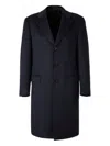 Brioni Single-breasted Coat In Black