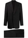 Brioni Single-breasted Wool Blazer In Black