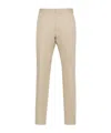 Brioni Slim-cut Chino Trousers In Nude