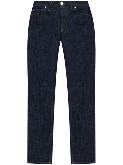 Brioni Slim Fit Denim Jeans In Blue