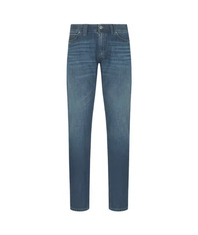 Brioni Slim-fit Jeans In Blue