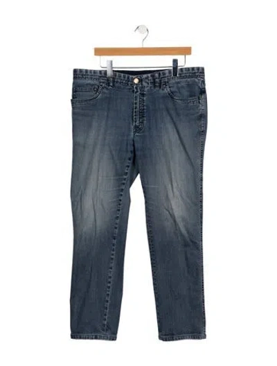 Pre-owned Brioni Slim Fit Jeans In Blue