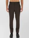 Brioni Slim Fit Trousers Pockets In Brown