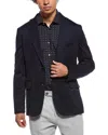 Brioni Solid Blazer In Black